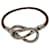 Hermès Bracelet Collier en Cuir HERMES 2Set Beige Auth bs21522  - vue 2
