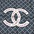 Chanel Coco 31 Rue Cambon Bufanda de Seda Negro Rosa - vista 2