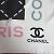 Chanel Coco 31 Rue Cambon Bufanda de Seda Negro Rosa - vista 3