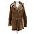 REVILLON Abrigos T.FR 38 Piel Camello