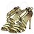 Sandali PRADA T.EU 37 Pelle D'oro