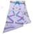 Hermès Blue Maxi Cavalcadour a Cheval Silk Twilly Scarf Light blue Cloth  ref.1987560