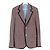 Conjunto de blazer e calça impressos Gucci em lã bordô - vista 10