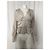 Blouse en satin à ourlet peplum Jason Wu en polyester gris - vue 7