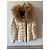 Moncler Jacket with Removable Fur Eggshell - view 2