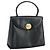 Borsa a mano GIVENCHY in pelle nera e oro Auth yk16736 Nero D'oro