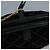 BALLY Borsa a Spalla in Velluto Nero Auth bs21591 - vista 5