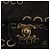 CHANEL Matelassé 25 Borsa a Spalla con Catena Tela Nera Oro CC Auth 108396 Nero D'oro - vista 10