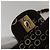 CHANEL Matelassé 25 Borsa a Spalla con Catena Tela Nera Oro CC Auth 108396 Nero D'oro - vista 5