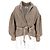 Giacca trapuntata con cintura Isabel Marant Étoile in cotone marrone - vista 7