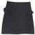 Falda mini A-line de lana negra con volantes Sandro Paris Negro
