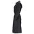 Abrigo trench midi con cinturón Isabel Marant en nylon negro - vista 2