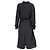 Abrigo trench midi con cinturón Isabel Marant en nylon negro - vista 3