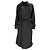 Abrigo trench midi con cinturón Isabel Marant en nylon negro - vista 7