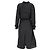 Abrigo trench midi con cinturón Isabel Marant en nylon negro - vista 9