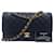 Timeless Chanel classic bag 11.12 in grained calfskin & gold metal Blue Navy blue Dark blue Leather  ref.1989784