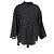 Camicia a maniche lunghe BB Logo Balenciaga in seta nera Nero - vista 6