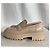 Mocassini Chunky Gianvito Rossi in pelle nuda Marrone Carne - vista 12