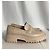 Mocassini Chunky Gianvito Rossi in pelle nuda Marrone Carne - vista 9