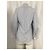 Camicia a maniche lunghe a righe con patch logo Dsquared2 in cotone blu e bianco Blu chiaro - vista 11