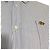 Camicia a maniche lunghe a righe con patch logo Dsquared2 in cotone blu e bianco Blu chiaro - vista 3