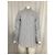 Camicia a maniche lunghe a righe con patch logo Dsquared2 in cotone blu e bianco Blu chiaro - vista 7