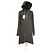Rick Owens Fishtail Parka aus olivgrüner Baumwolle
