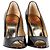 Décolleté Peep-Toe Dolce & Gabbana in pelle verniciata nera - vista 2