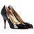 Décolleté Peep-Toe Dolce & Gabbana in pelle verniciata nera - vista 5