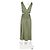 Maje Rune Cut-Out Kleid aus grünem Polyester - Ansicht 6