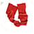 Sciarpa Joseph in cashmere rosso  - vista 5