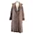Autre Marque NON SIGNE / UNSIGNED Coats T.FR 38 Leather Brown  ref.1990369