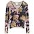 Pullover Blumen Christian Dior & John Galliano F/W 2003 Y2K Mehrfarben