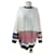 Mrz Oversize gestreifter Pullover aus Kaschmir und Wolle Mehrfarben