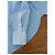 Camicia Loewe in cotone a righe stile pigiama bianca e blu - vista 5