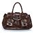 Céline Celine, borsa in pelle marrone Blossom