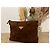 Clutch Prada in scamosciato nocciola - vista 5