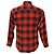 Camicia a quadri Saint Laurent in cotone rosso - vista 3