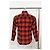 Camicia a quadri Saint Laurent in cotone rosso - vista 8