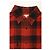 Camicia a quadri Saint Laurent in cotone rosso - vista 9
