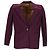 Einreiher-Blazer mit Taschen aus burgunderfarbener Wolle von Acne Studios Rot Bordeaux - Ansicht 6