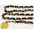 Cintura in pelle nera e oro Chanel vintage unisex D'oro - vista 10