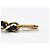 Cintura in pelle nera e oro Chanel vintage unisex D'oro - vista 4