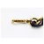 Cintura in pelle nera e oro Chanel vintage unisex D'oro - vista 5