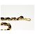 Cintura in pelle nera e oro Chanel vintage unisex D'oro - vista 8