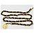 Cintura in pelle nera e oro Chanel vintage unisex D'oro - vista 9