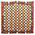 Louis Vuitton Carre Monogram Check Scarf Brown Multiple colors Silk  ref.1991387