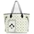 Bolsa Louis Vuitton Game On Monogram Neverfull MM M57462 Branco Lona  ref.1991525
