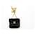Borsa a cintura micro in pelle di agnello nero classica di Chanel Gold hardware - vista 5