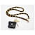 Borsa a cintura micro in pelle di agnello nero classica di Chanel Gold hardware - vista 6